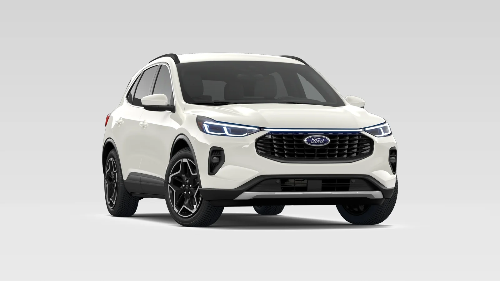 A 2026 Ford Escape Platinum in Star White Metallic Tri-coat