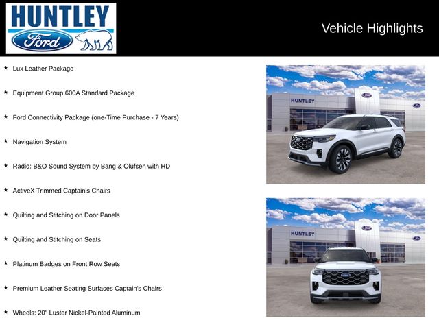 2026 Ford Explorer Platinum — photo 2 of 54
