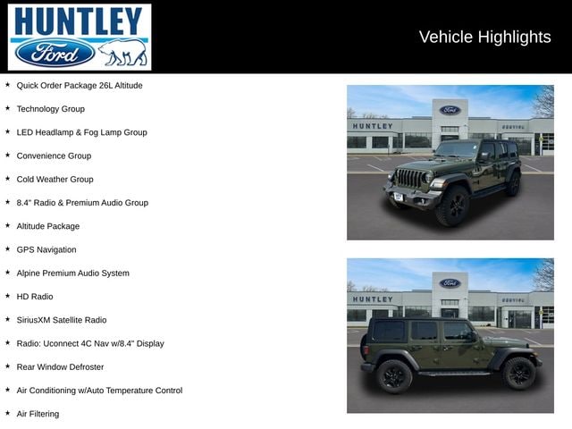 2022 Jeep Wrangler Unlimited Sport Altitude — photo 2 of 26