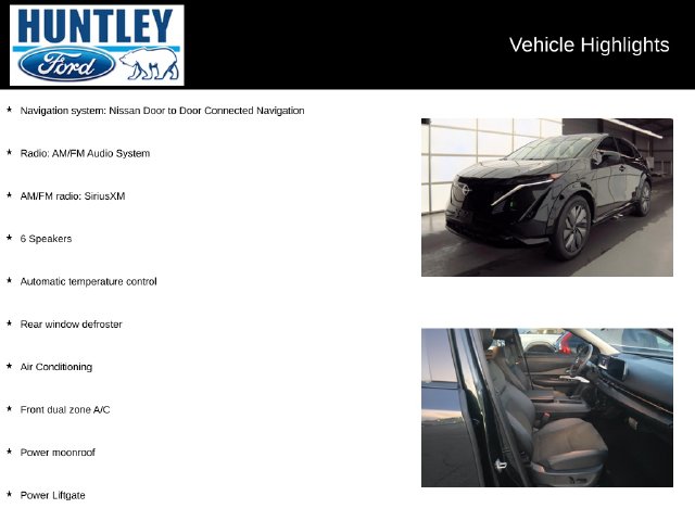 Used 2024 Nissan ARIYA Evolve+ with VIN JN1DF0BB8RM737194 for sale in Huntley, IL