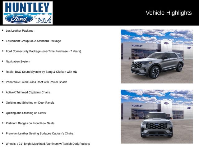 2026 Ford Explorer Platinum — photo 2 of 54