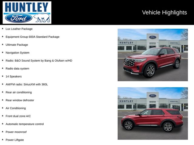 2025 Ford Explorer Platinum — photo 2 of 38